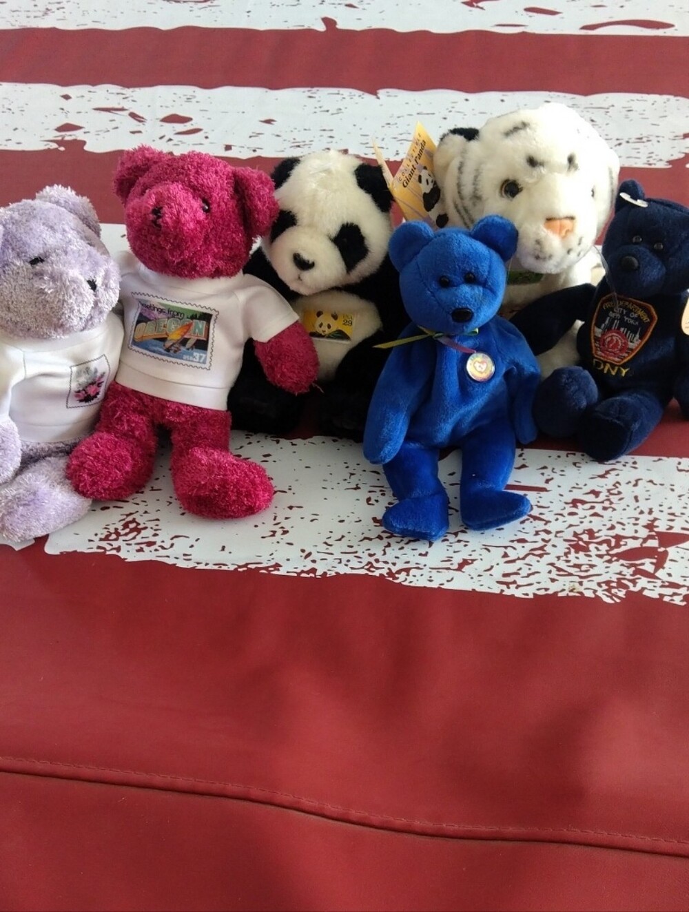Lot Of 6  Ty Baby & USPS Soft Stuffed Toys